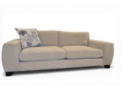 Ashley Manor Large 4 Seater Sofa in Pale Chenille Fabric