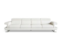 New Trend Concepts Bolero Large 5 Seater Sofa in Your Choice of Leather, Slide-Out Seats and LED Shelves