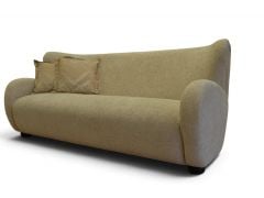 Danetti Evelyn Natural Chunky Weave Three Seater Sofa; ex display Danetti sofas outlet Lancashire