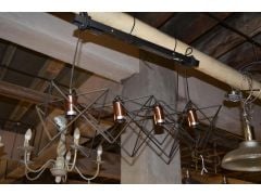 Anthea 4 Lt Pendant Bar Light Copper and Black Ex Display Model