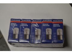 Pack of 10 Sewing Machine Light Bulbs TUNGSRAM B22 Bayonet Pygmy 85LM 15W