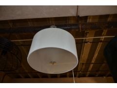 Searchlight Drum 3Lt Pleat Ceiling Light Pendant 2353-40CR