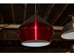 Vibrant Red Pendant Light by Searchlight 8683RE