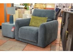 blue velvet arm chair designer chair showroom