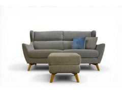 Retro wingback sofa; ex display sofas John Lewis