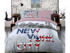 New York City Reversible Duvet Set King
