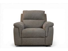 Nivola Fabric Armchair in Mink Fabric