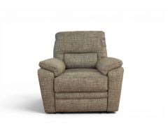 Hampton Power Recliner Armchair in Grey Fabric