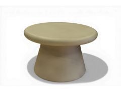 Pandy Concrete Side Table Round Grey Coffee Table