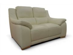 Degano 2 Seater Sofa in White Italian Leather Made in Italy
