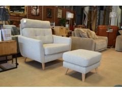 Saltaire snuggle chair, Saige snuggle chair luxury sofas showroom Chorley