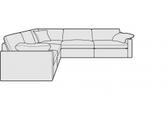 NESS Full Corner Sofa - Sink-in Softness - Modular Sofa - Your Choice