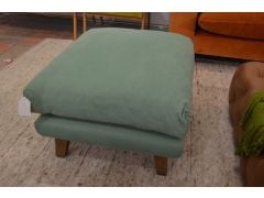 sofa.com Holly footstool green retro footstool ex display furniture outlet shop Lancashire