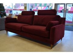 red velvet sofa, discount designer sofas Chorley