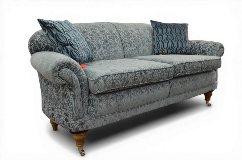 Genuine vintage damask sofa, designer sofa clearance outlet