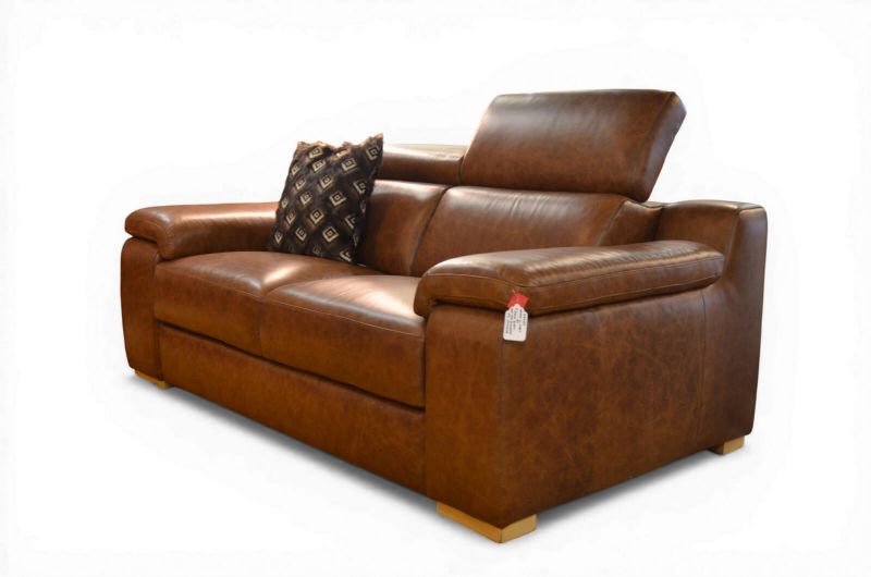 Doorway to Value Barcelona 2 Seater Leather Sofa Clearance Outlet