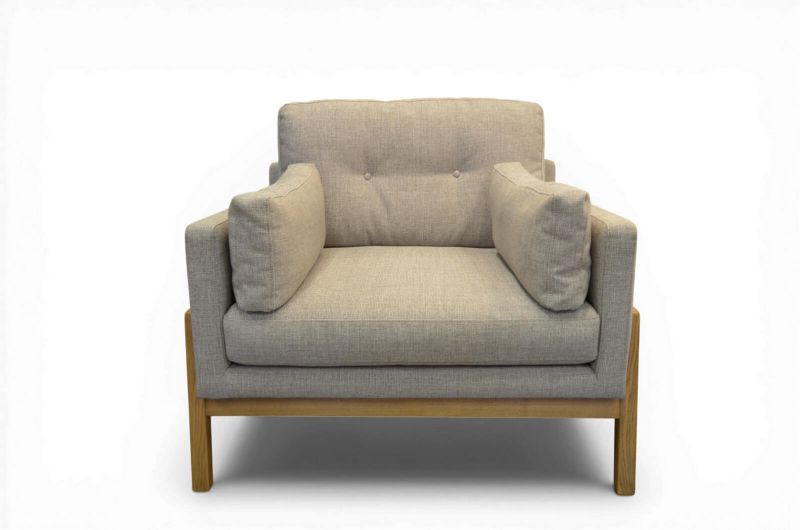 Ilkley armchair, Scandinavian style arm chair, luxury sofa shop near Bolton