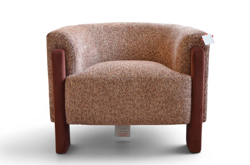 Danetti Miles Chair Toffee Red; Ex display tub chair; armchairs clearance outlet