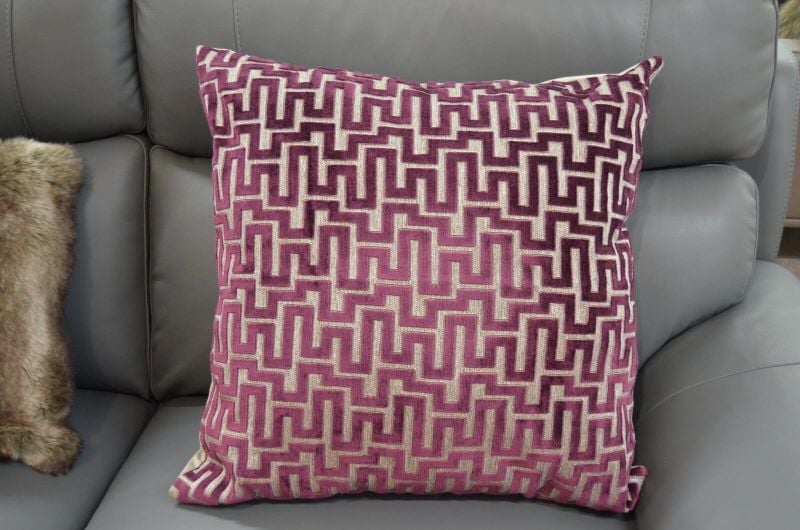 purple velvet cushions • ex display interiors outlet near Manchester