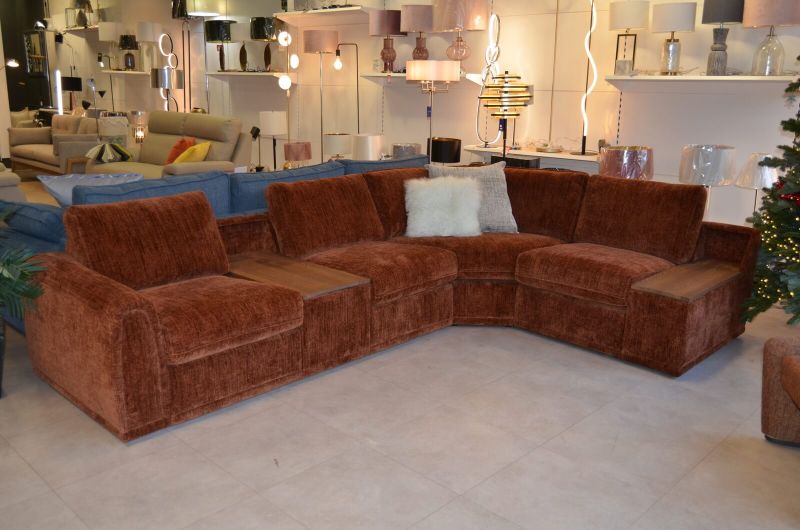 Marlow designer modular corner sofa, ex display sofa outlet Lancashire