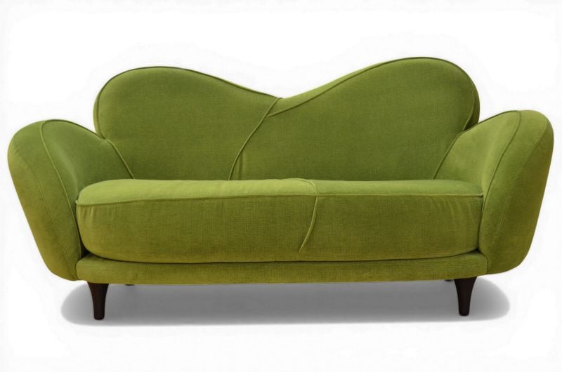 Green fabric sofa, New Trend Concepts Naomi Sofa, Designer sofa outlet shop
