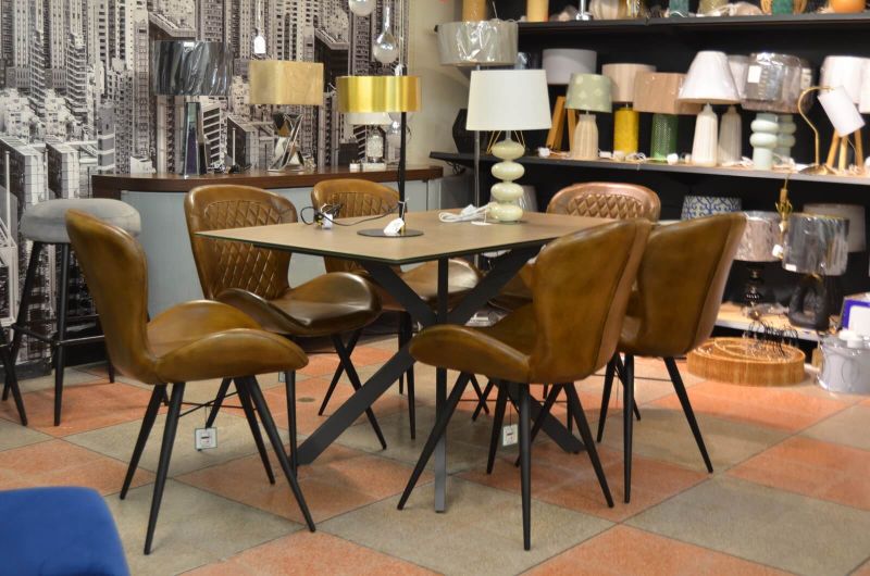 modern ceramic dining set, ex display designer dining furniture, furniture shop Chorley