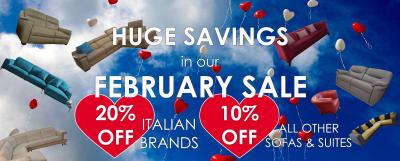 Huge Savings in our February Sale!