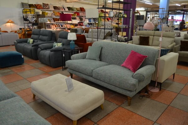Worthington Brougham Furniture sofa showroom in Chorley Sofa.com designer sofas ex display