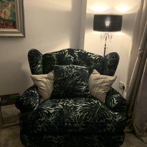 Fabric snuggler chair in St Helens