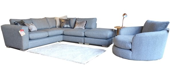 Half price corner sofas at Worthington Brougham Furniture in the North West