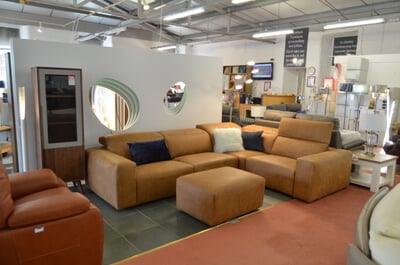 Italian leather corner suites for sale less than half price in lancashire