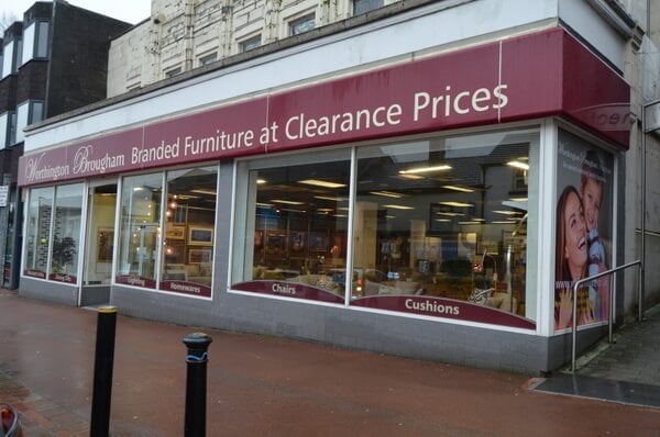 ex display sofa showroom in lancashire
