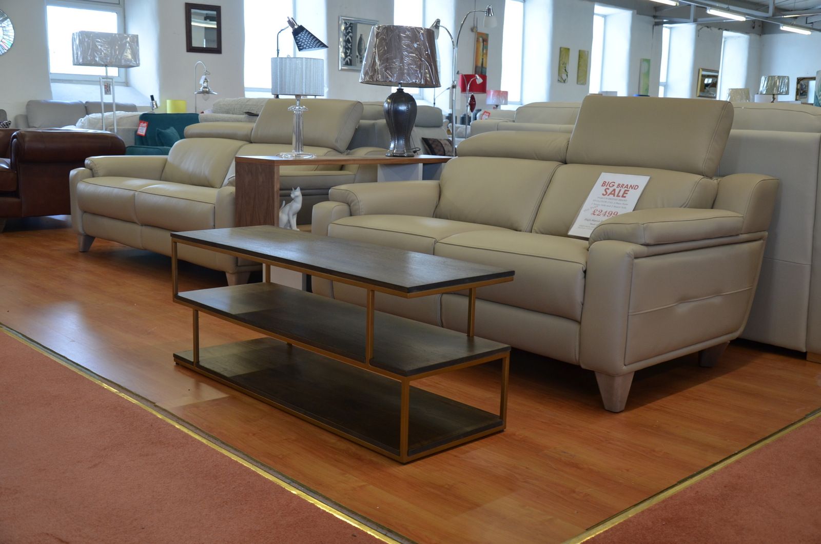 Balance Coffee Table Metal Brass Content By Conran