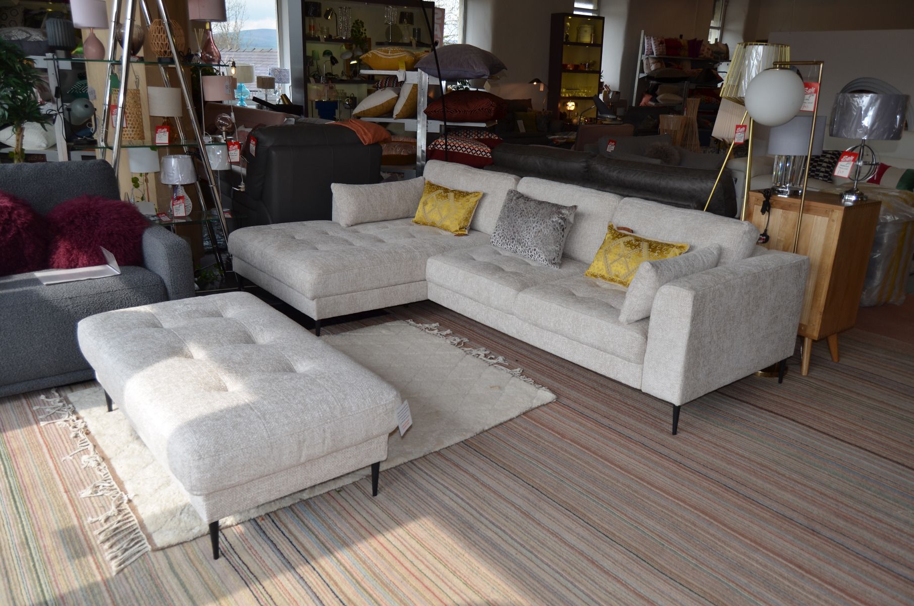 Combined bed best sale sofa set