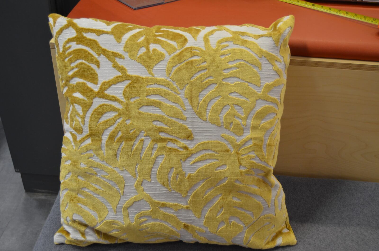Extra large mustard cushions 2025