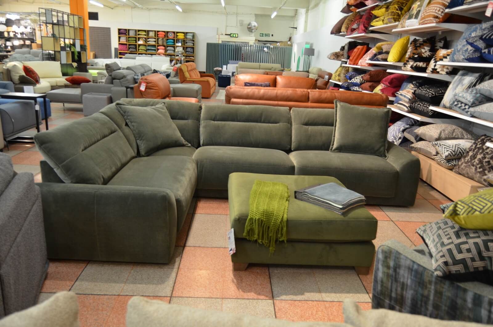 Luxury velvet corner sofas top