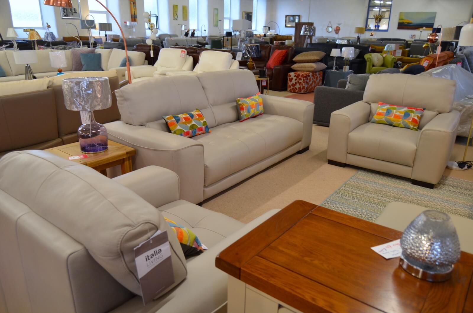Three top set sofa
