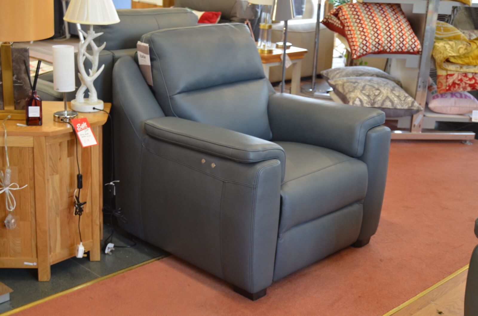 Leather recliners shop on sale
