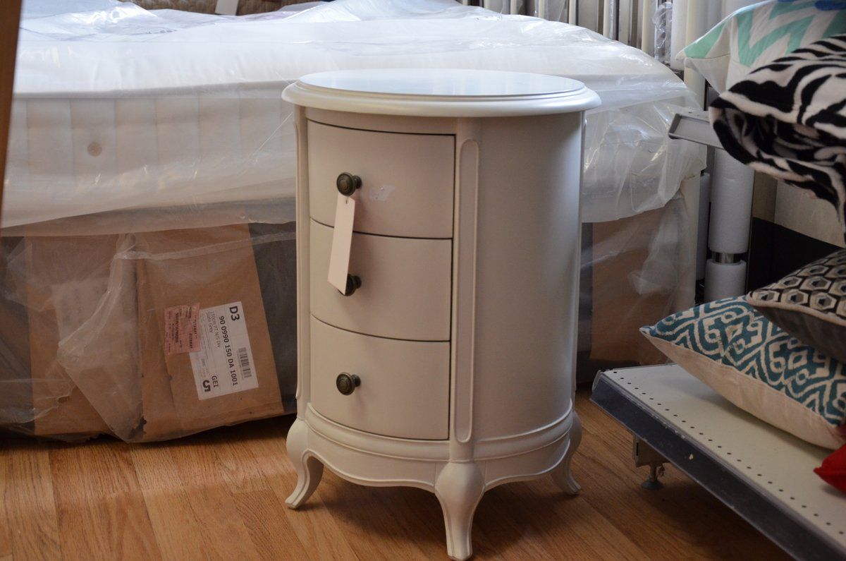 Chantilly Drum Bedside Table