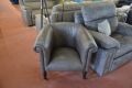 designer leather armchair chesterfield Clitheroe 
