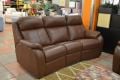 discount G Plan Kingsbury sofas brown leather suite ex display sofa outlet shop Chorley