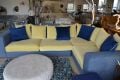 fabric corner sofa in stock now ex display sofas designer furniture outlet shop Clitheroe Lancashire