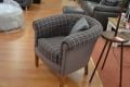 designer armchair ex display handmade chairs wool Lancashire