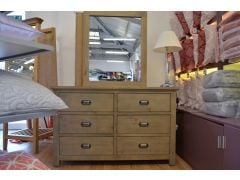 West Coast Bedroom Large Dressing Table with Mirror