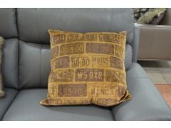 Americana scatter cushions yellow velvet • discount interiors outlet shop Chorley