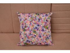 Pink Floral Kaleidoscope Cushions Set of 2 Scatter Cushions with Fibre Fillings