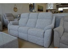discount leather sofa large three seater ex display settee