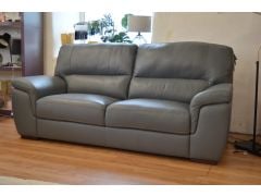 Garda 3 seater sofa Italian leather settee high quality discount sofas Lancashire