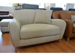 Laze snuggler chair bouclé fabric armchair rustic large chair brand new clearance sofas outlet warehouse factory outlet Lancashire John Lewis