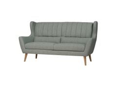 LENA Wingback Sofa in Bouclé Fabric Large Size TO ORDER